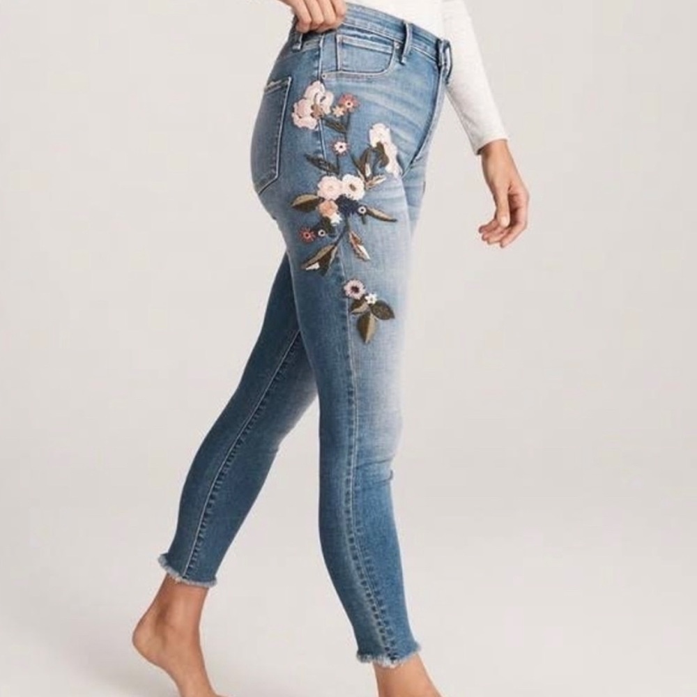 Abercrombie Floral Jeans